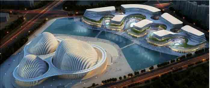 广西文化艺术中心铝型材开模定制幕墙